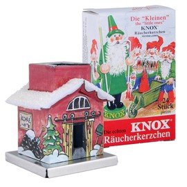 KNOX Incense Smoker House "The little One - Boiler House" and Incense Cones - Mix