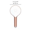 WENKO Automatic Cleaning Shower Head, Anti-limescale Round Universal Hand Shower