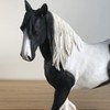 Lesser and Pavey 17cm Cob Horse Figurine, Black/White