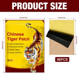 KUWUNG Schmerzlinderung Patch, 96Pcs/8Pack Chinesische Ferninfrarot Pflaste - Schnelle und Lang anhaltende Schmerzlinderung für Muskeln und Gelenke