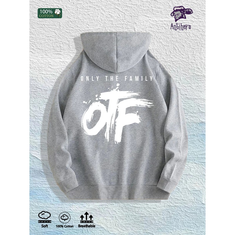 ONLY the FAMILY (OTF) Graphic Hoodie 100% Cotton US Warehouse