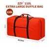 Extra Large Duffle Bag 110L Travel Duffle Lightweight Luggage Bag