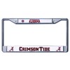Alabama Crimson Tide Chrome License Plate Frame