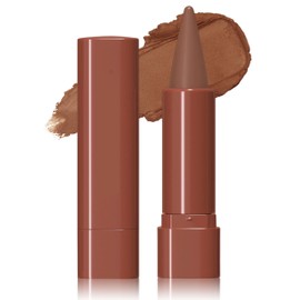 Jutqut 2-in-1 Lip Liner and Lipstick Lip Combo Set, Matte Nude Dark Brown Red Lip Liners, High Pigmented Long Lasting Waterproof Smudge Proof Crayon Makeup 01#