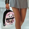 HUGS IDEA Cute Panda Backpack Purse for Women Cherry Blossom