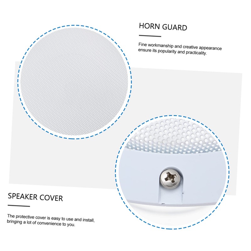 DOITOOL Protective Speaker Grille Decorative Horn Guard Plastic Speaker Cover