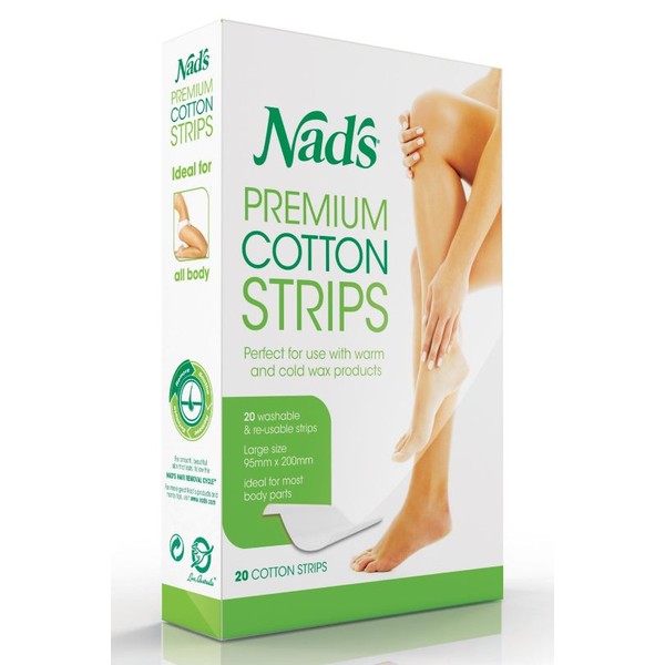 Nad's Premium Cotton Strips Re-Usable X 20