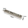 6 Inch Stainless Steel Slide Door Latch Bolt Black Flush