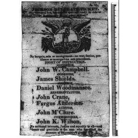 HistoricalFindings Photo: Jackson Delegate Ticket,Ready to Ride,Grace,God,1828