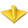 S&W SHLAX&WING Solid Color Yellow Golden Matching Pocket Square