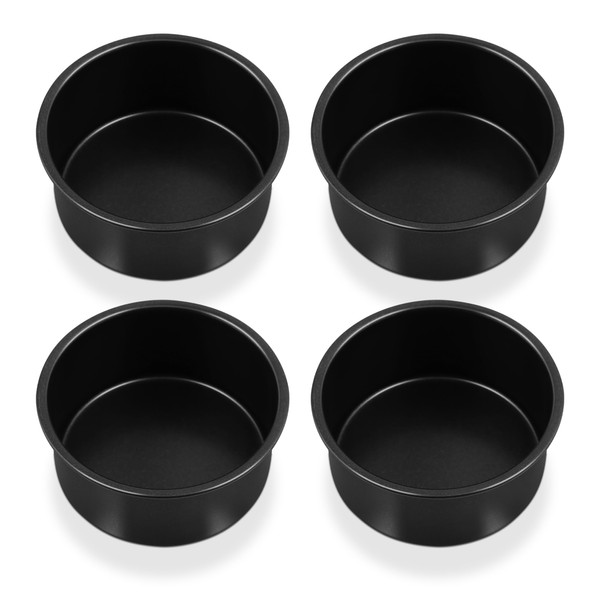P&P CHEF Non-stick Cake Pan Set of 4, 4 Inch