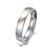 Uloveido Female Real Love Wedding Bands Sets Marching Heart Rings