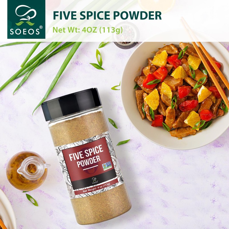 Soeos Chinese Five Spice 4 Ounce, Five Spice Powder, Five