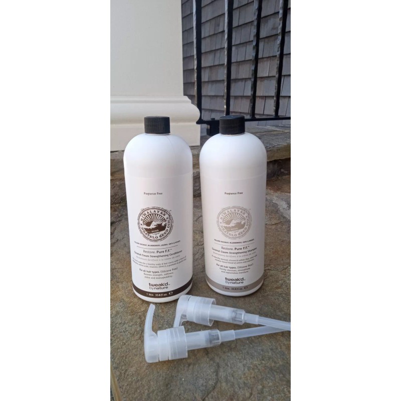Tweak'd by Nature Restore Pure F.F. Shampoo & Conditioner 33.8