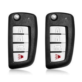 2 Keylessbest Replacement for 2014 2015 2016 2017 Nissan 350Z Altima Armada Maxima Murano Pathfinder Infiniti EX35 FX35 FX45 G35 I35 QX56 Key Fob Remote Control KBRASTU15 4 Buttons 315MHz