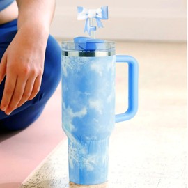 1pc 10mm White And Blue Bow Straw Cover Lovely Drinking Straw Tips Cover Reusable Straw Protector Topper for 0.4in Straws Silicone Cup Accessories Straws
