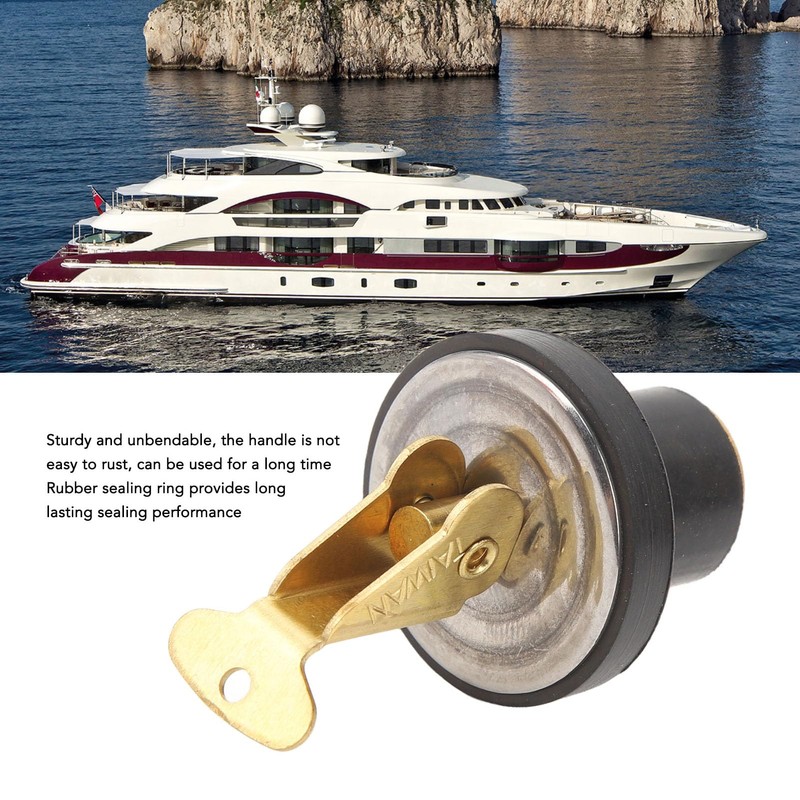 Boot Garboard Drain Plug, Brass Drain Plug with Strong Seal,