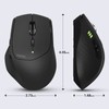 RAPOO MT550 Multi Device Wireless Mouse, Bluetooth 5.0/3.0 and 2.4GHz