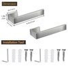 JOPOFI 8 inch Hand Towel Holder - Thicken SUS 304