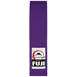 Fuji Solid Rank Karate Judo TKD Belts - Premium Cotton Belt with Durable Stitching - Ideal for Mixed Martial Arts (Purple, 0)
