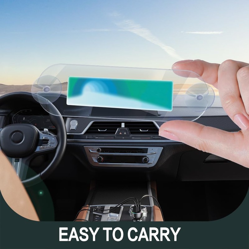 WINUERK 2PCS EZ Pass Holder, Transponder Holder, EZ Pass Strips