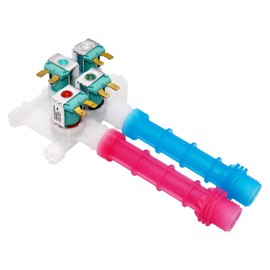 OEM 134637810 Washer Water Inlet Valve by Beaquicy (5 YEAR WARRANTY) - Replacement for Ken-more Crosley Washing Machine -Replaces 134637800, 7134637800, 7134637810, 1482877, AP4368791