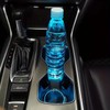 USB Luminous Car Coaster, Round Anti-slip LED Light Car Cup
