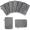 PHOGARY 8 Pack Microfiber Wash Mitts Flannel Soft Wash Mitt