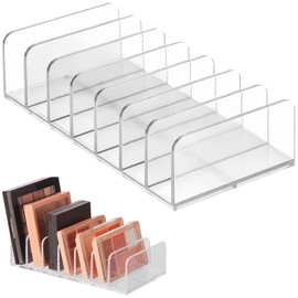 Divider Stand, Eye Shadow Case, Storage, Partition, Cosmetics Storage, Acrylic Partition Stand, Makeup Storage Case, Transparent, Makeup Storage Box, Small Items, Clear Case (S)