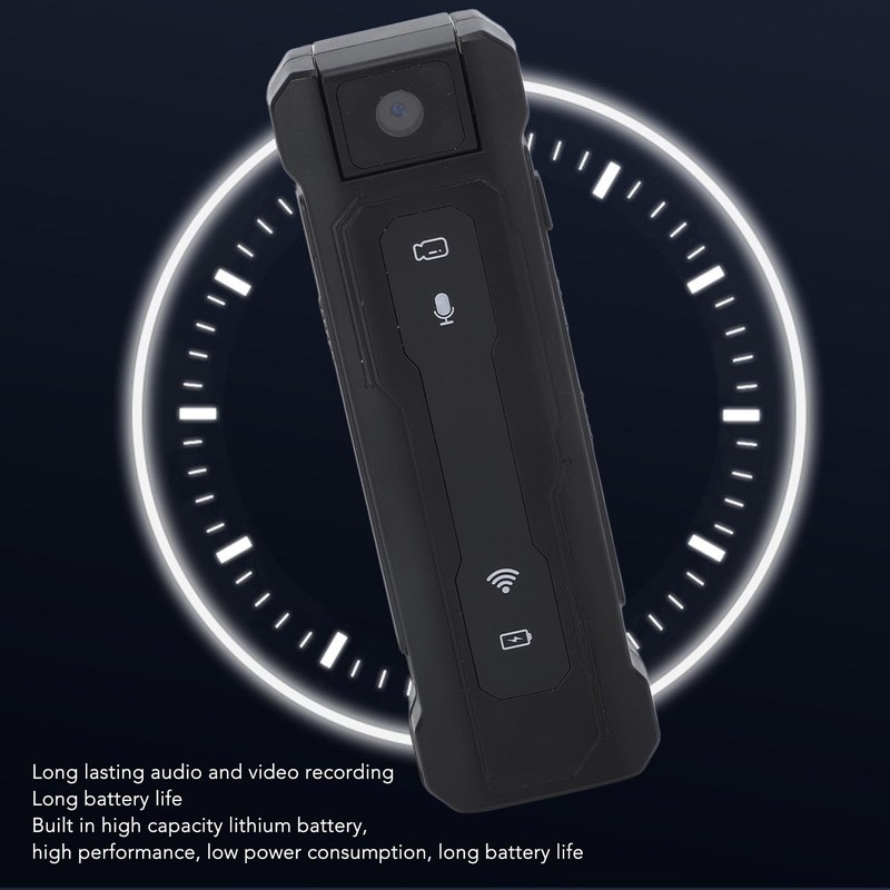 Back Clip Camera WIFI 1200mAh 1080P Motion Detection Night Vision