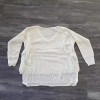 White High Low Sweater Long Sleeve
