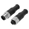 Pair for NMEA2000 Male Female Terminator Resistor 5Pin M12 Thread