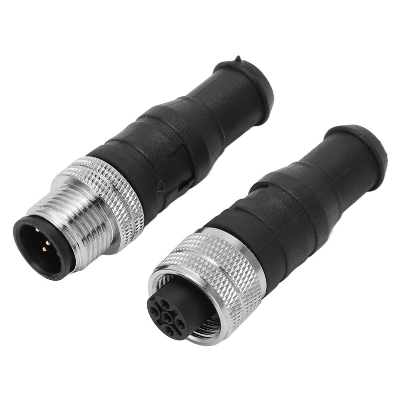Pair for NMEA2000 Male Female Terminator Resistor 5Pin M12 Thread