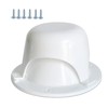 RV Roof Vent Cap,RV Roof Sewer Vent Cap - White