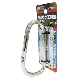 Sankyo Corporation DT-TH-811 DBLTACT Carabiner Tool Difference, Steel, Silver