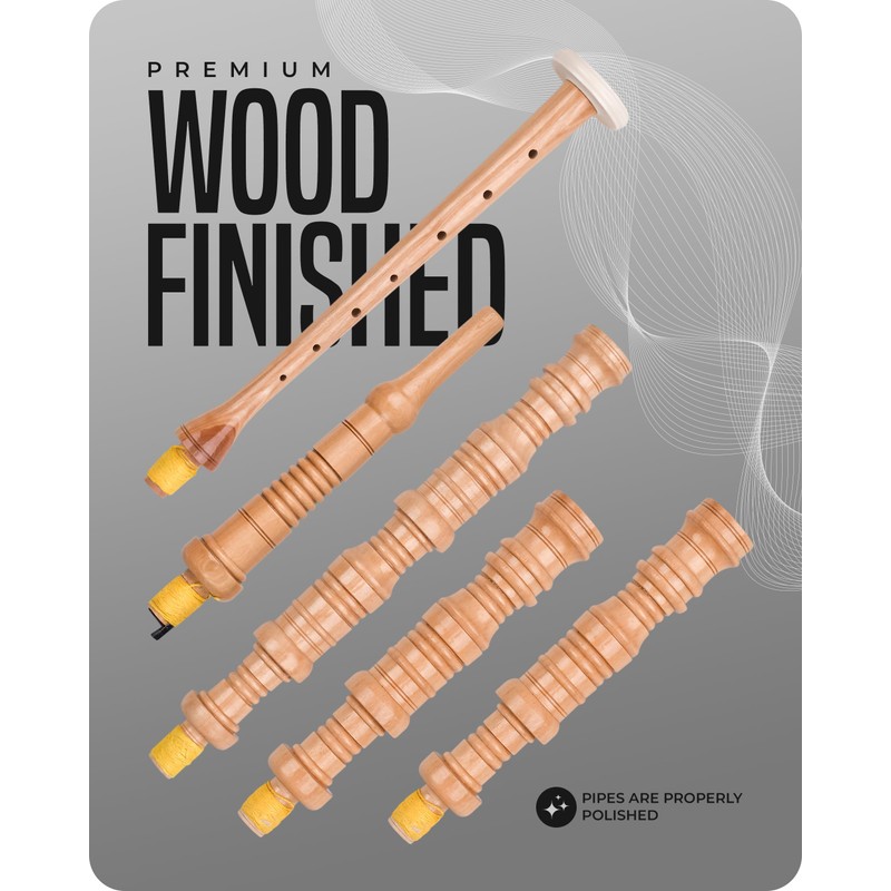 Mini Miniature Bagpipe, Rosewood Bagpipe for Beginners Playable Gift. (BlackWatch)