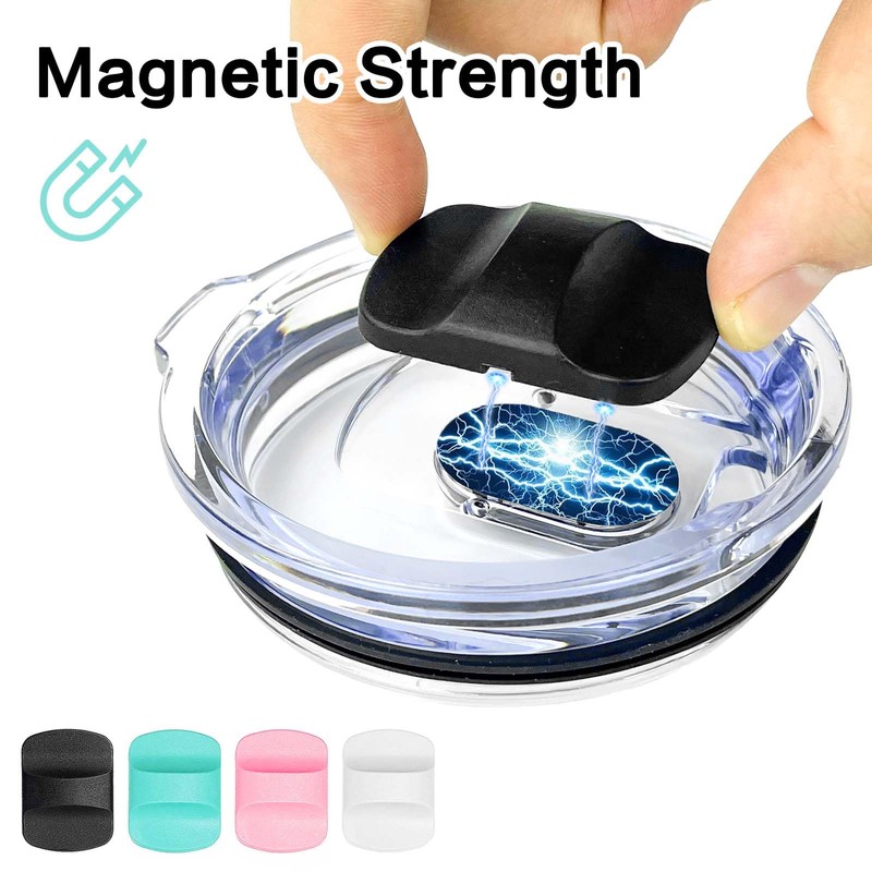 4Pack Magnetic Slider Replacement Block Compatible with YETI Rambler 10