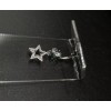 Belly Ring 14 Gauge Star Dangle Belly Button Ring Stainless