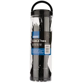 Draper 90734 Assorted Cable Ties (650 Piece), Clear