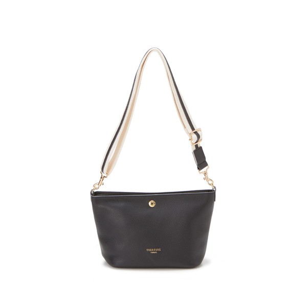 Topkapi 501060000300 Shoulder Bag, Soft Shrink Tape, Combination Leather, Mini