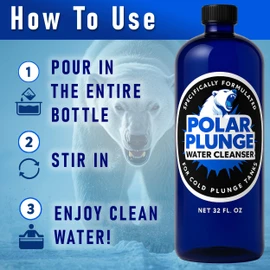 Selaera Polar Plunge Cold Plunge Water Treatment – Ice Bath Cleaner & Conditioner Keeps Tub Water Clear, Fresh, and Odor-Free – Cold Plunge Tank Clarifier
