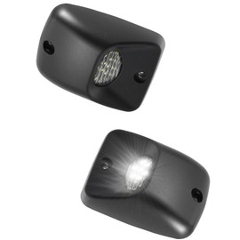 Hihaha LED License Tag Light for Toyota Tacoma 1995-2004 / Car Exterior Number License Plate Light Lamp White Light Car/ABS / 2 Pcs Clear Black