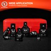 BLACKROBOT 8PCS Impact Socket Adapter Set, 1” 3/4” 1/4" 3/8"