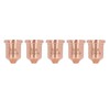 Plasma Electrode Tip, 5Pcs 220819 Light Weight Brass Plasma Cutting