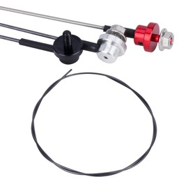 Powmok 1/10 RC Antenna, 50cm Metal Simulation Antenna Can Cropping with Pedestal for 1/8 1/10 RC Crawler Car SCX10 TRX4 D90 Tamiya Shell DIY (Black)