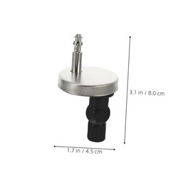 Operitacx 2 Sets Toilettensitz Zubehör Schrauben Muttern Bidet Stoßstangen Für Toilettensitz Toilettensitzerhöhung Für Bidet Toilettensitzbänder Befestigungsschrauben Kits Für Wand