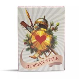 Da Brigh Russian Style Deck Playing Cards, Red