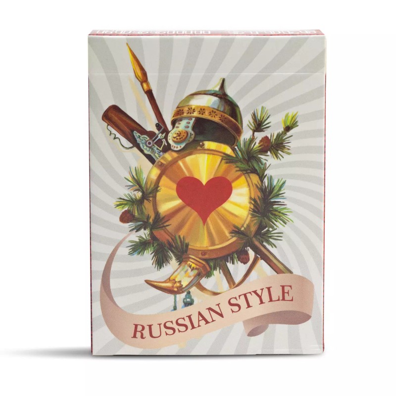 Da Brigh Russian Style Deck Playing Cards, Red