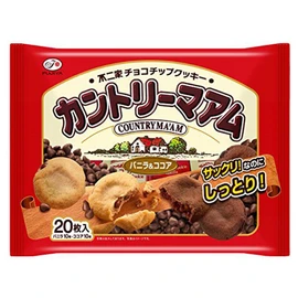 Countrymaam Vanilla And Cocoa Taste 0.4oz×18pieces Soft Cookies Assortment Fujiya Ninjapo