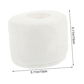 Ipetboom 2 Rolls Disposable Face Towels Soft Absorbent Makeup Removing Facial Tissue for Home Travel Daily Cleansing Hygienic Convenient Face Wash Cloths